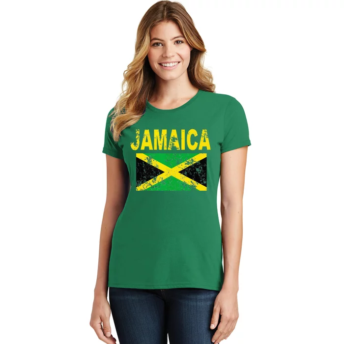 Flag Jamaica Cool Jamaican Flags Women Gift Women's T-Shirt