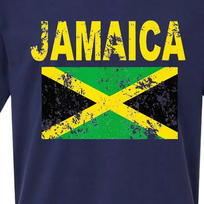 Flag Jamaica Cool Jamaican Flags Women Gift Sueded Cloud Jersey T-Shirt