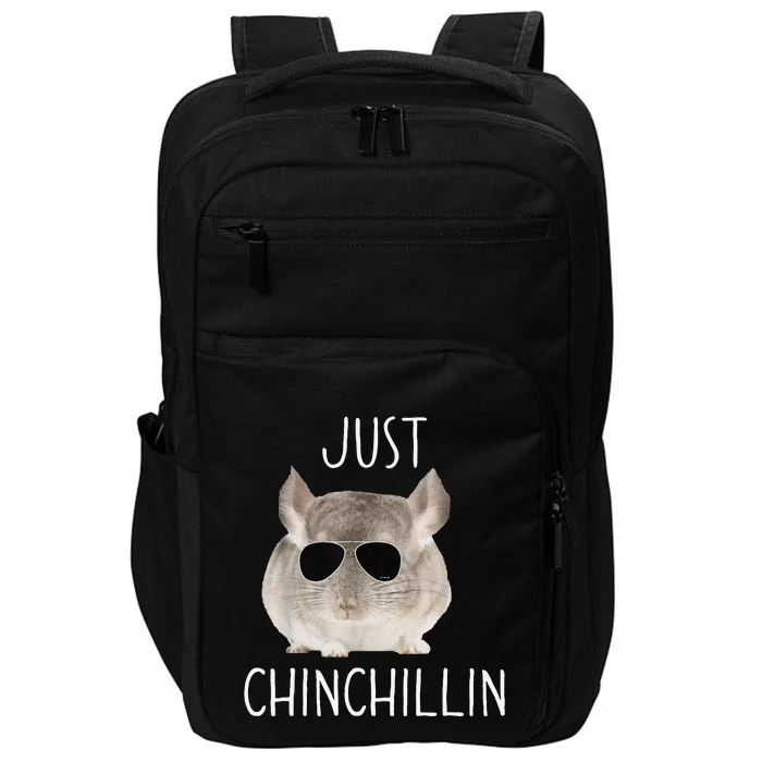 Funny Just Chinchillin Chinchilla Bro Relaxing Chillin Impact Tech Backpack