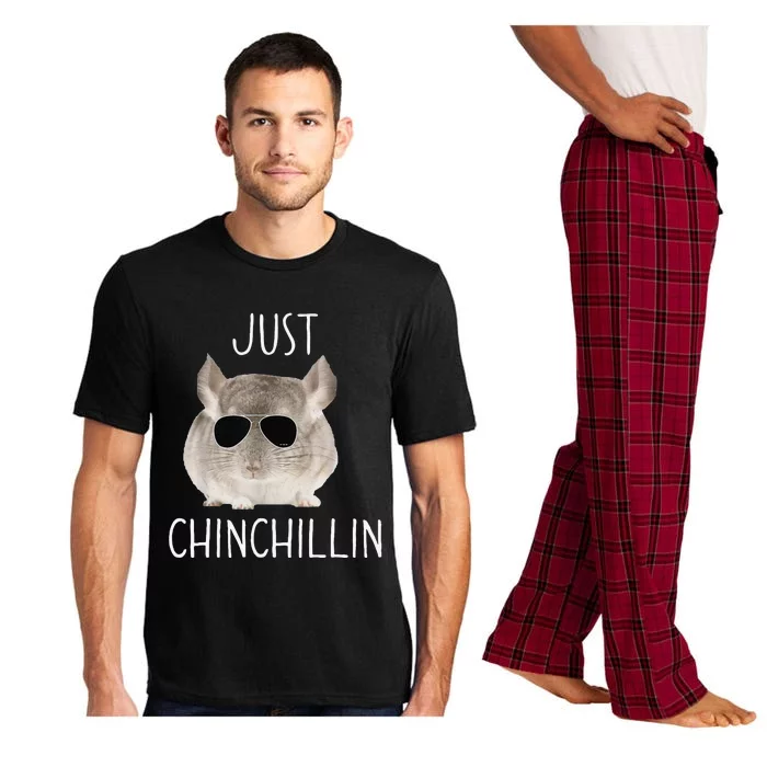 Funny Just Chinchillin Chinchilla Bro Relaxing Chillin Pajama Set