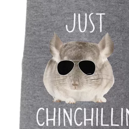 Funny Just Chinchillin Chinchilla Bro Relaxing Chillin Doggie 3-End Fleece Hoodie