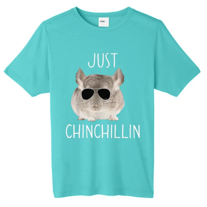 Funny Just Chinchillin Chinchilla Bro Relaxing Chillin ChromaSoft Performance T-Shirt