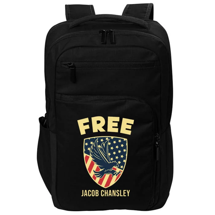 Free Jacob Chansley MAGA Conservative January 6 Impact Tech Backpack