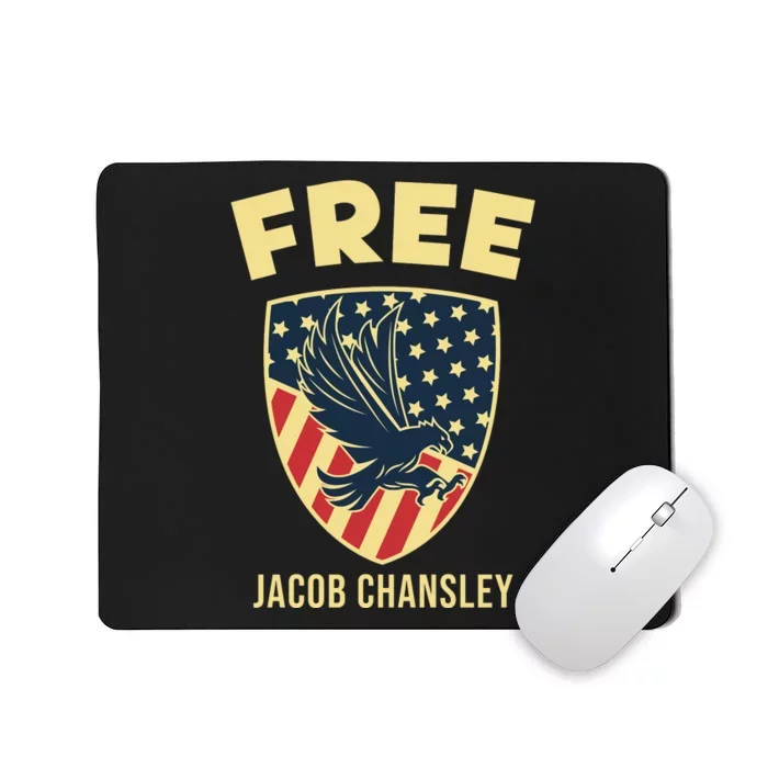 Free Jacob Chansley MAGA Conservative January 6 Mousepad