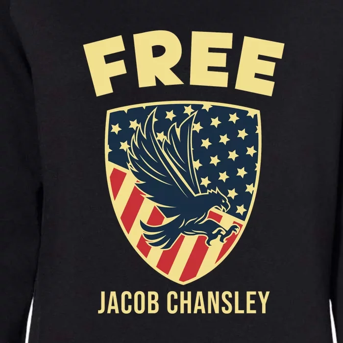 Free Jacob Chansley MAGA Conservative January 6 Womens California Wash Sweatshirt