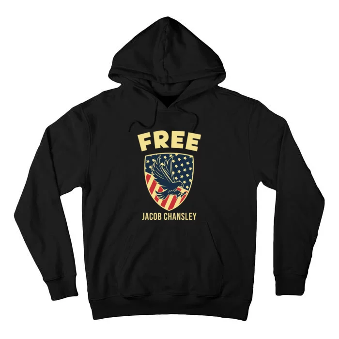 Free Jacob Chansley MAGA Conservative January 6 Tall Hoodie