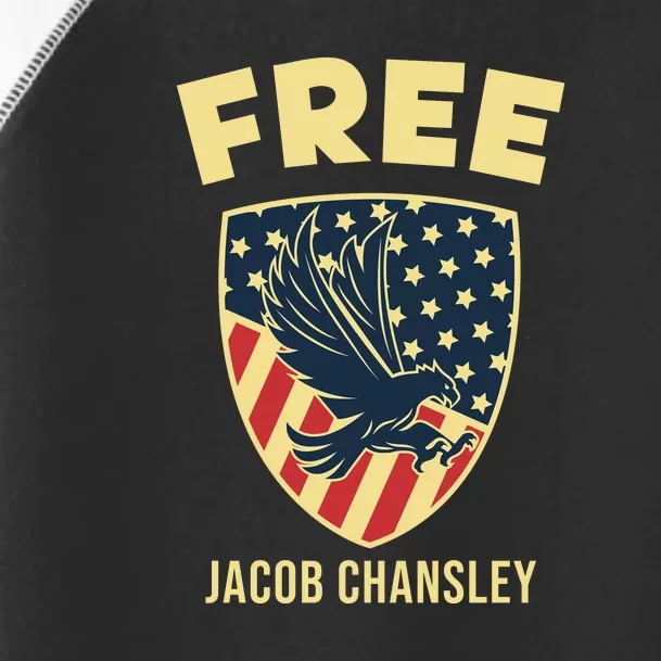 Free Jacob Chansley MAGA Conservative January 6 Toddler Fine Jersey T-Shirt