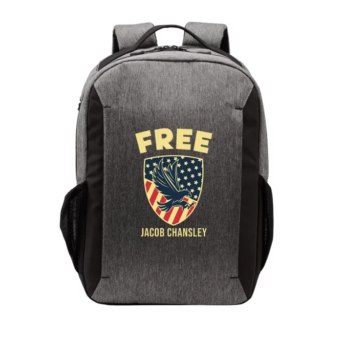 Free Jacob Chansley MAGA Conservative January 6 Vector Backpack