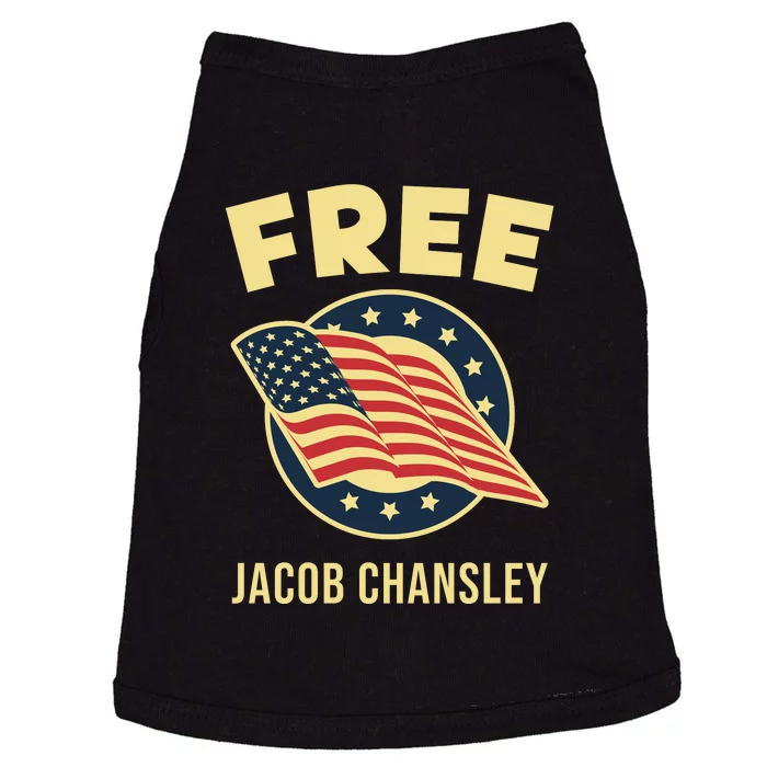 Free Jacob Chansley MAGA Conservative January 6 Doggie Tank