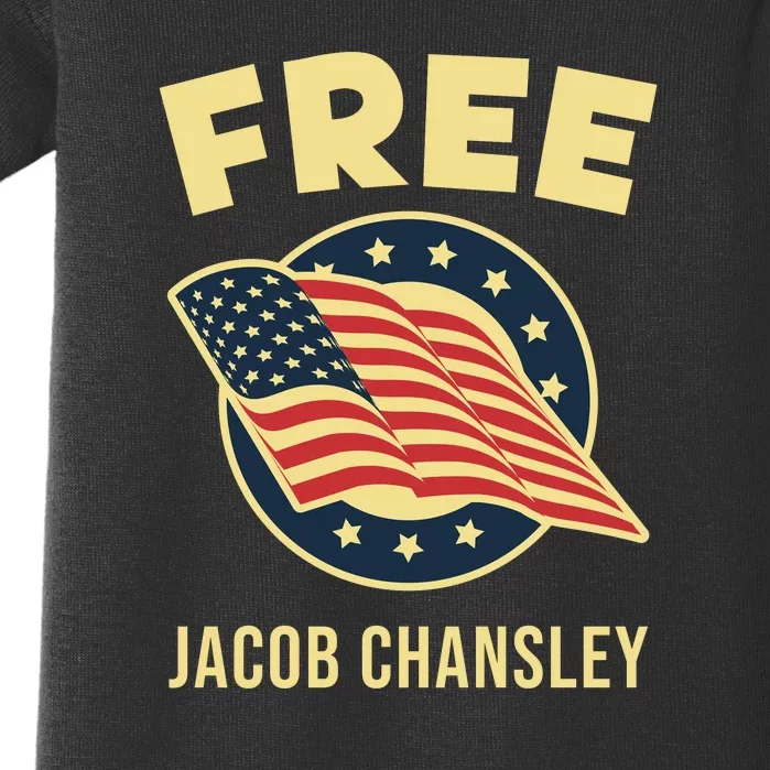 Free Jacob Chansley MAGA Conservative January 6 Baby Bodysuit