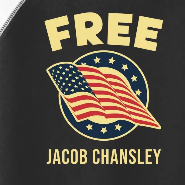 Free Jacob Chansley MAGA Conservative January 6 Toddler Fine Jersey T-Shirt