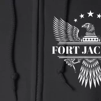 Fort Jackson Columbia South Carolina Full Zip Hoodie