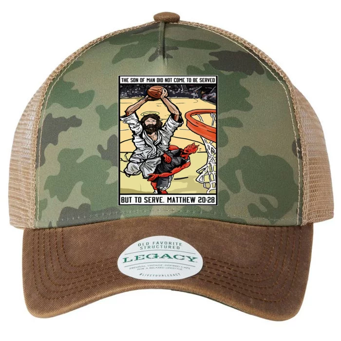 Funny Jesus Christian Playing Basketball Gift For Legacy Tie Dye Trucker Hat