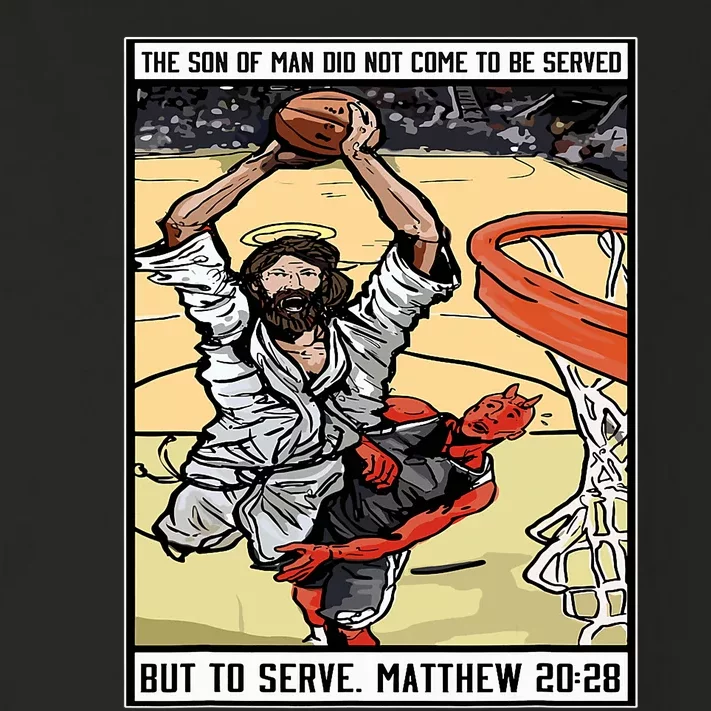 Funny Jesus Christian Playing Basketball Gift Toddler Long Sleeve Shirt