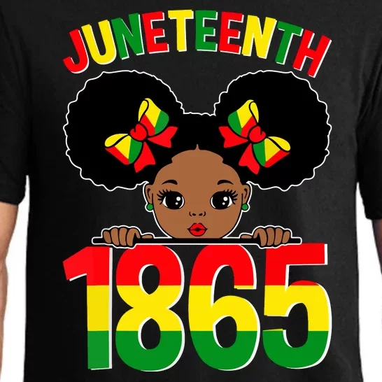 Funny Juneteenth Celebrating 1865 Cute Black African American Pajama Set