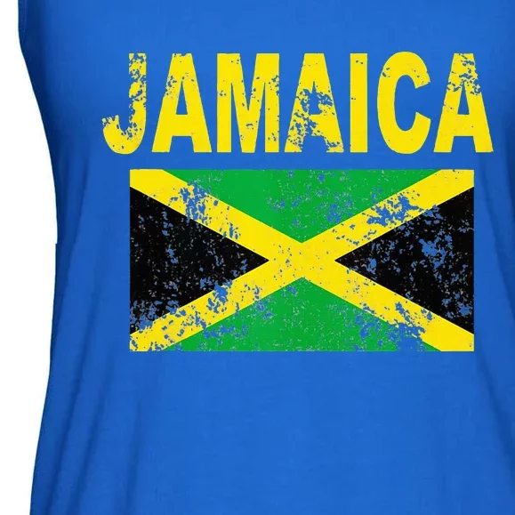 Flag Jamaica Cool Jamaican Flags Ladies Essential Flowy Tank