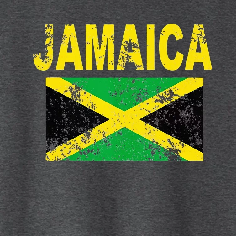 Flag Jamaica Cool Jamaican Flags Women's Crop Top Tee