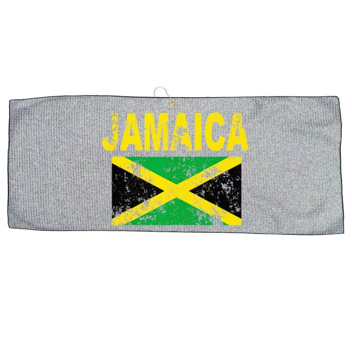 Flag Jamaica Cool Jamaican Flags Large Microfiber Waffle Golf Towel