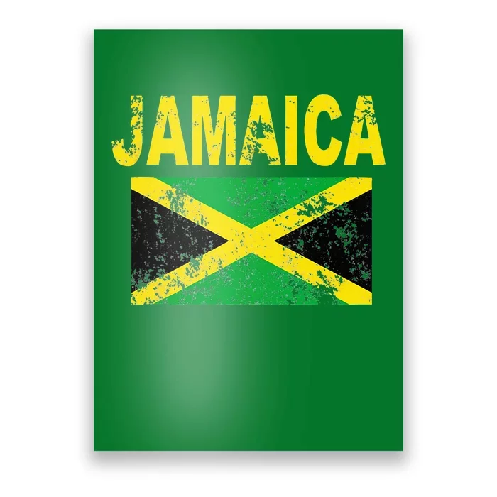 Flag Jamaica Cool Jamaican Flags Poster