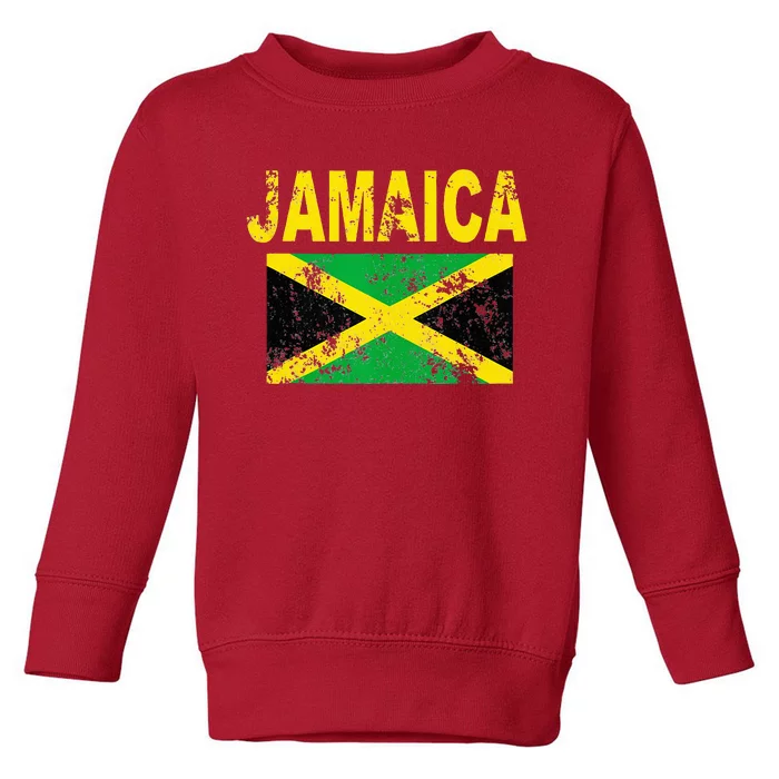 Flag Jamaica Cool Jamaican Flags Toddler Sweatshirt