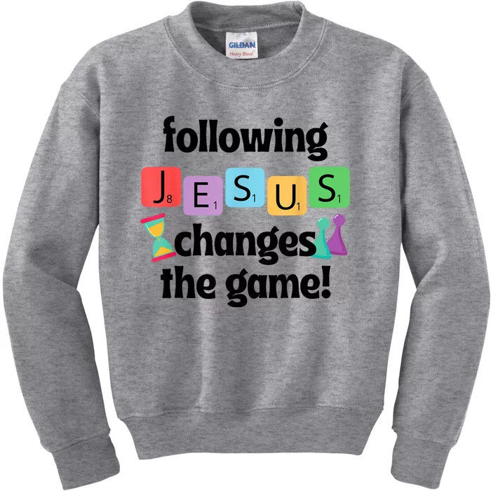 Following Jesus Changes The Game Vacation Bible School Crew Kids Sweatshirt