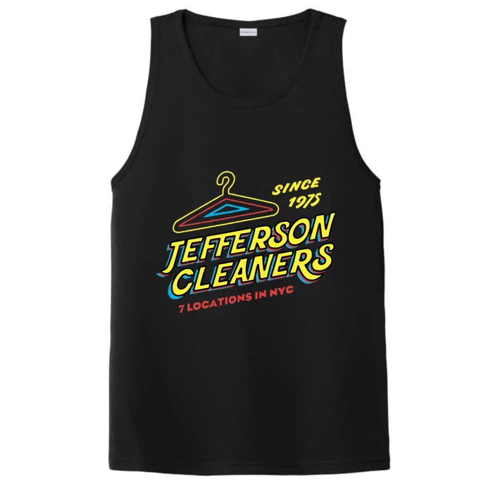 Funny Jefferson Cleaners Performance Tank