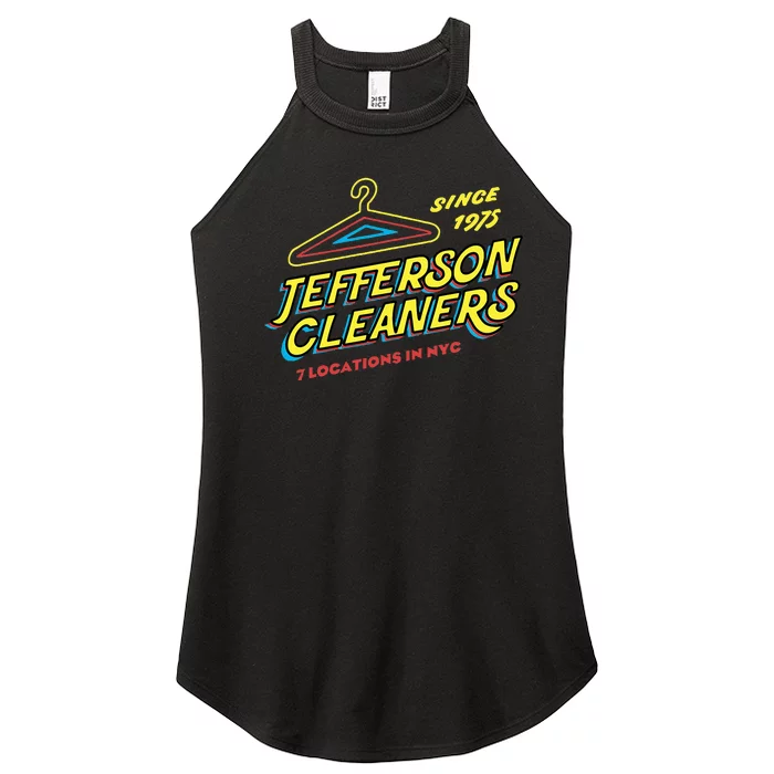 Funny Jefferson Cleaners Women’s Perfect Tri Rocker Tank