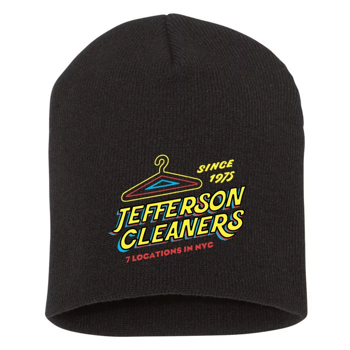 Funny Jefferson Cleaners Short Acrylic Beanie