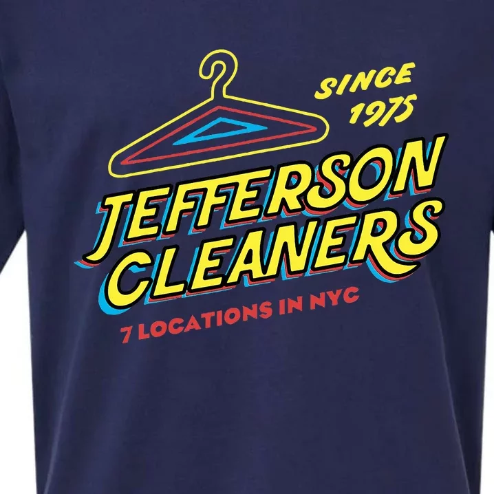 Funny Jefferson Cleaners Sueded Cloud Jersey T-Shirt