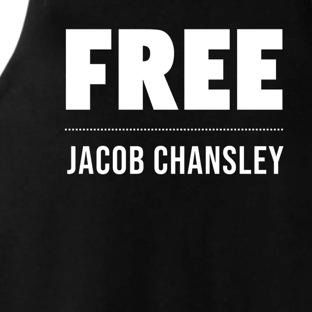 Free Jacob Chansley MAGA Conservative January 6 Ladies Tri-Blend Wicking Tank