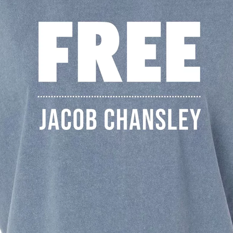 Free Jacob Chansley MAGA Conservative January 6 Garment-Dyed Women's Muscle Tee