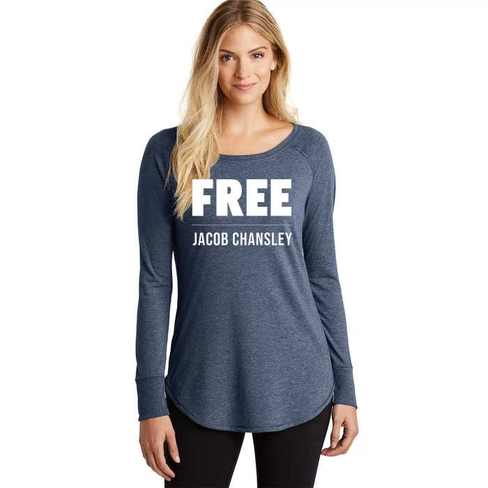 Free Jacob Chansley MAGA Conservative January 6 Women's Perfect Tri Tunic Long Sleeve Shirt