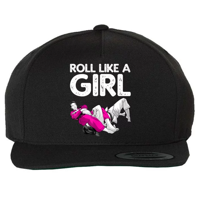 Funny Jujitsu Design For Women Brazilian Jiu Jitsu Wool Snapback Cap