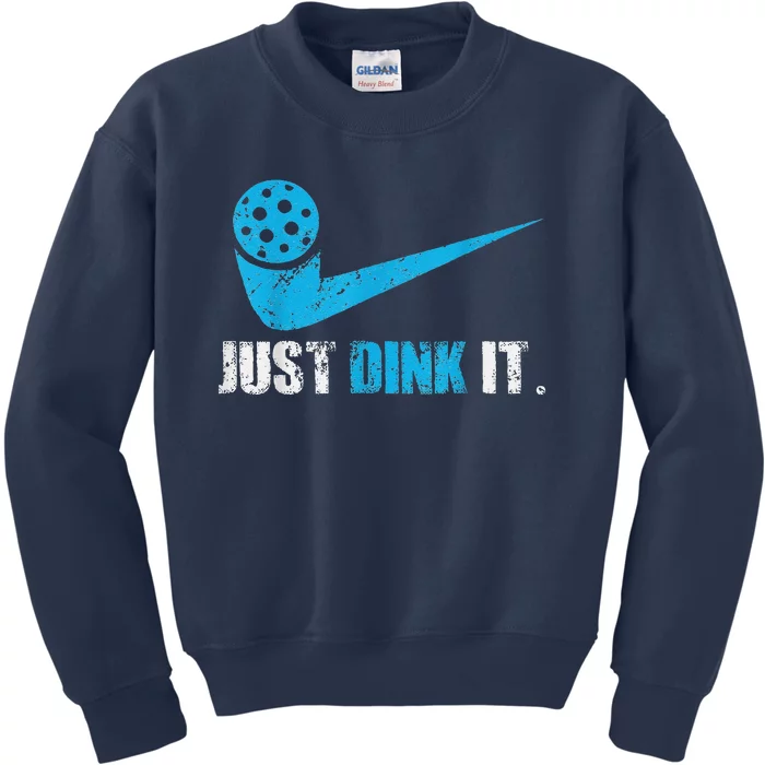 Funny Just Dink It Pickleball Player Fan Gift Kids Sweatshirt