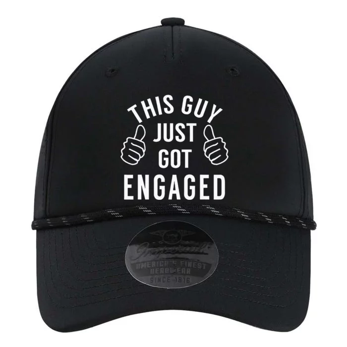 Funny Just Engaged For Engagement Gift Performance The Dyno Cap