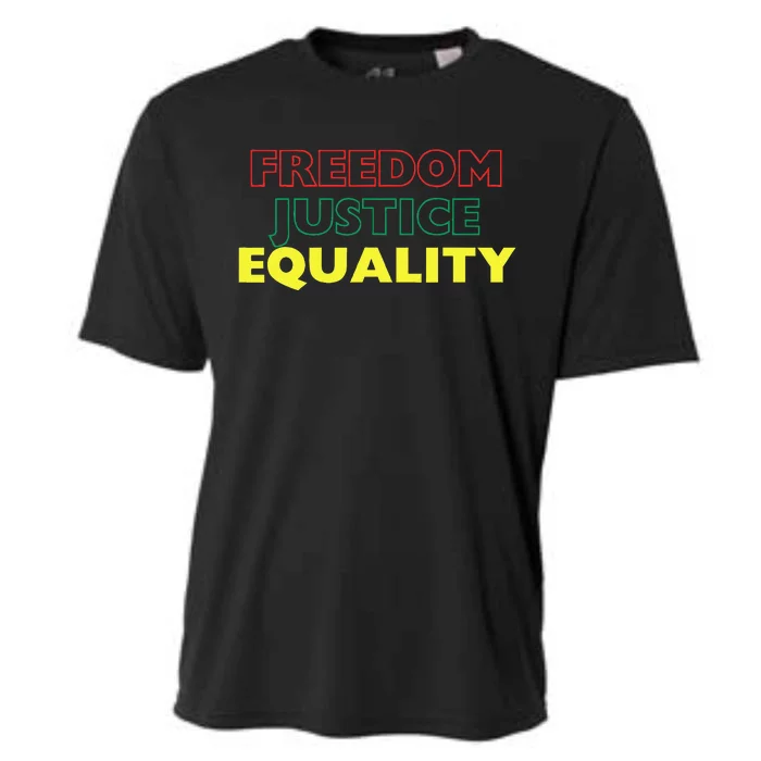 Freedom Justice Equality Cooling Performance Crew T-Shirt