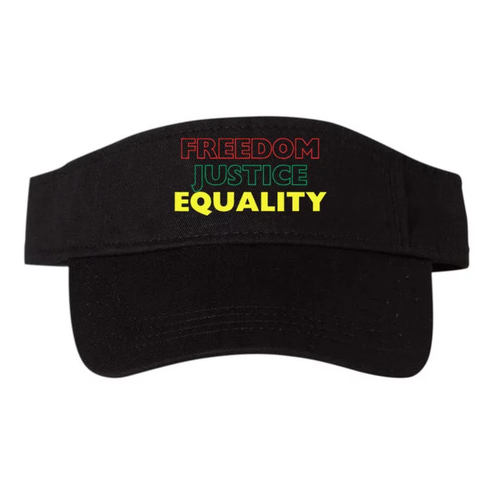 Freedom Justice Equality Valucap Bio-Washed Visor