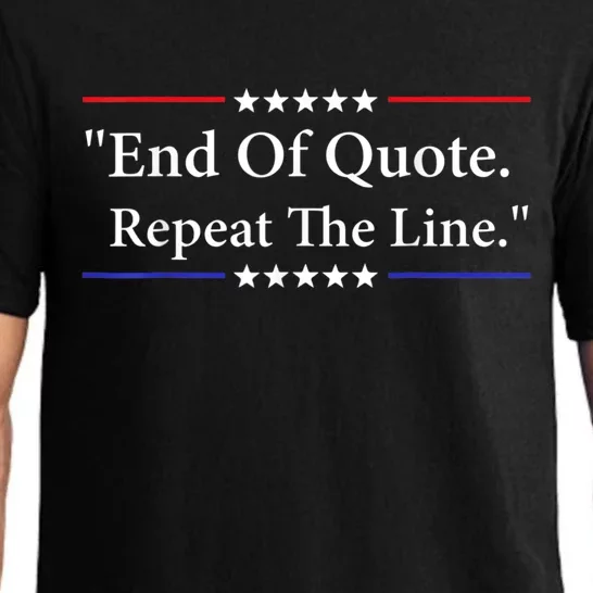 Funny Joe End Of Quote Repeat The Line Pajama Set