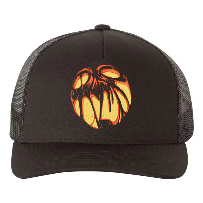 Fierce JackOLantern Yupoong Adult 5-Panel Trucker Hat