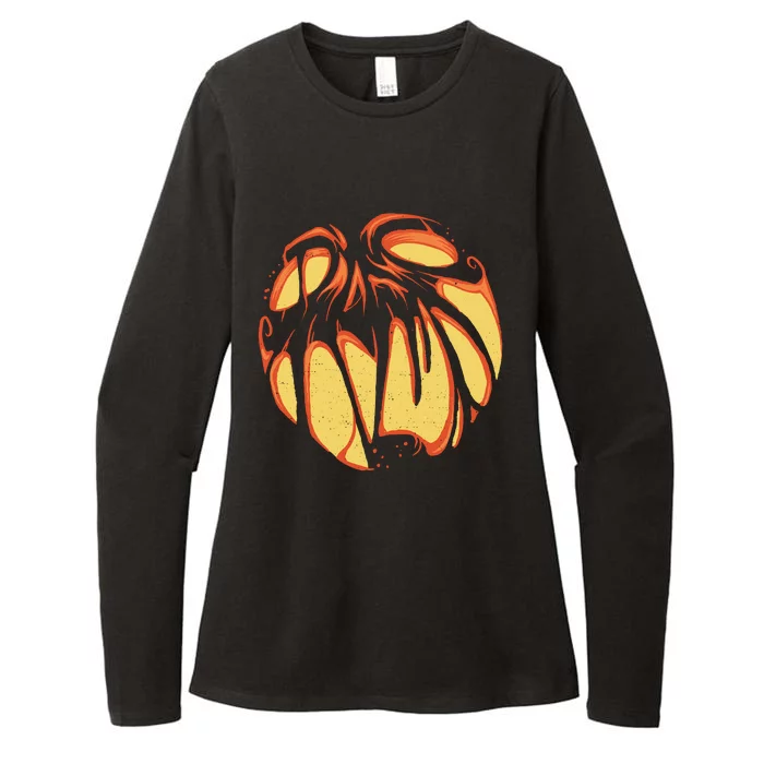 Fierce JackOLantern Womens CVC Long Sleeve Shirt