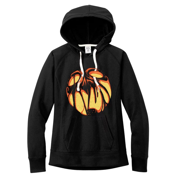 Fierce JackOLantern Women's Fleece Hoodie