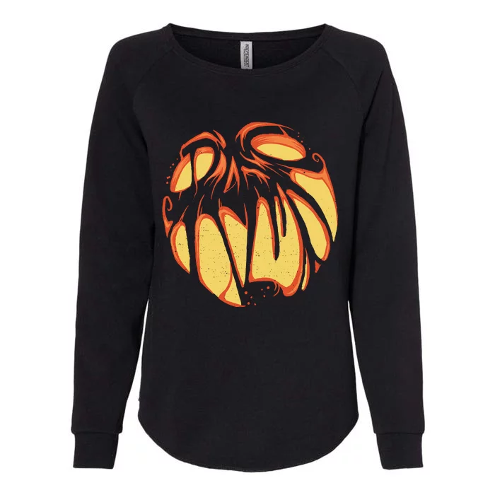 Fierce JackOLantern Womens California Wash Sweatshirt