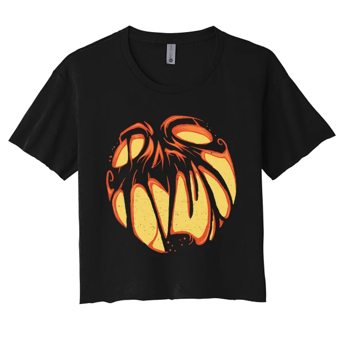 Fierce JackOLantern Women's Crop Top Tee