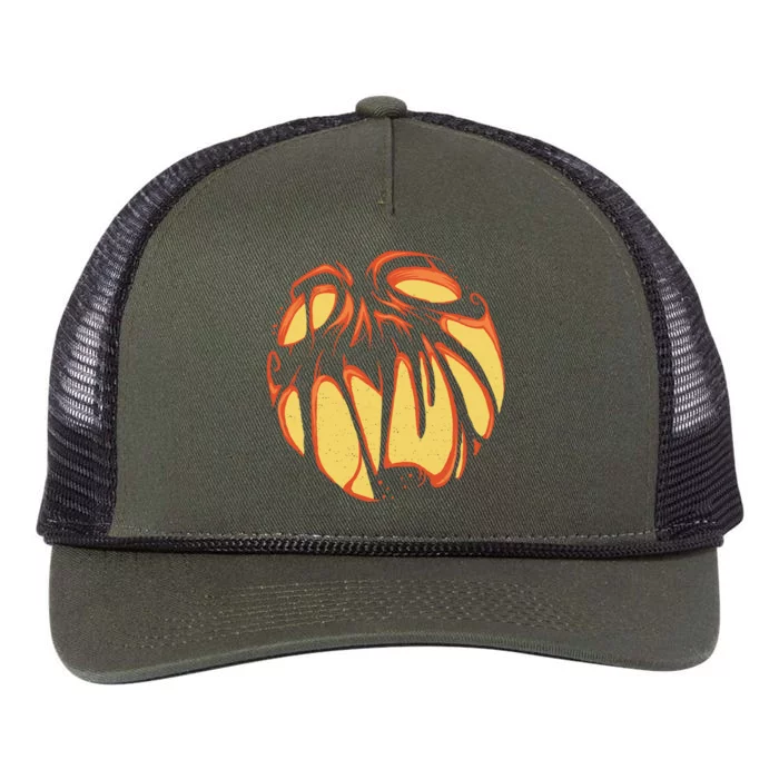 Fierce JackOLantern Retro Rope Trucker Hat Cap