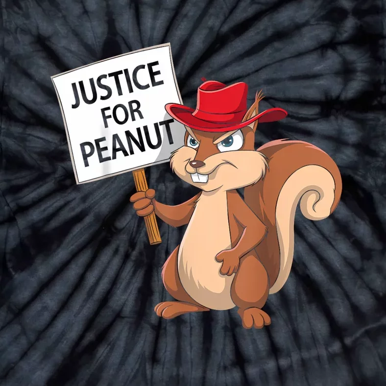 Funny Justice For Peanut Pnut Squirrel Pnut Justice Tie-Dye T-Shirt