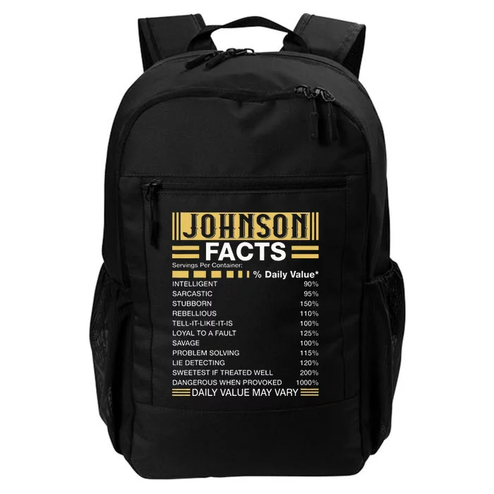 Funny Johnson FACTS Johnson Name Daily Commute Backpack