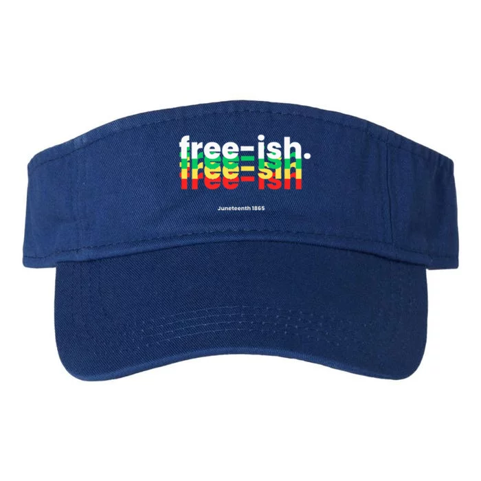 Freeish Juneteenth Valucap Bio-Washed Visor