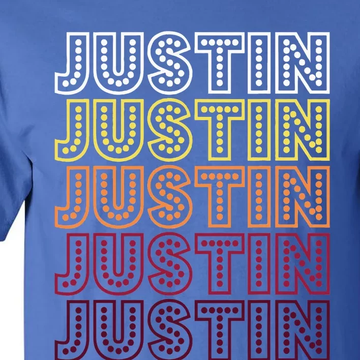 Funny Justin First Name Justin Tall T-Shirt