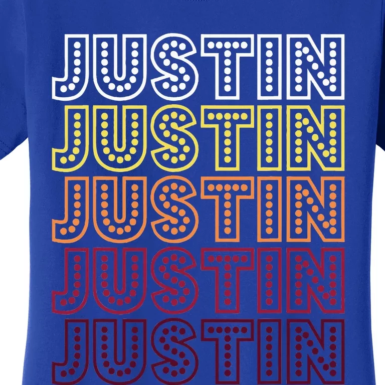 Funny Justin First Name Justin Women's T-Shirt