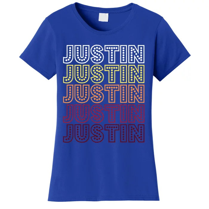 Funny Justin First Name Justin Women's T-Shirt